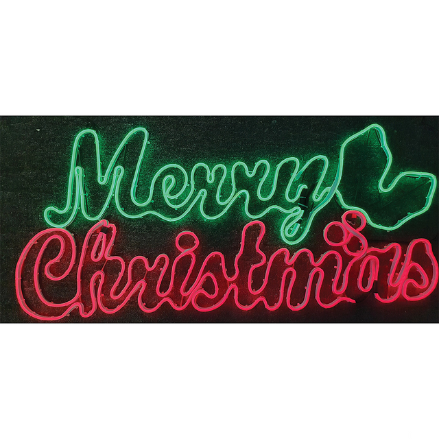 Light Glo Merry Christmas Sign 36"
