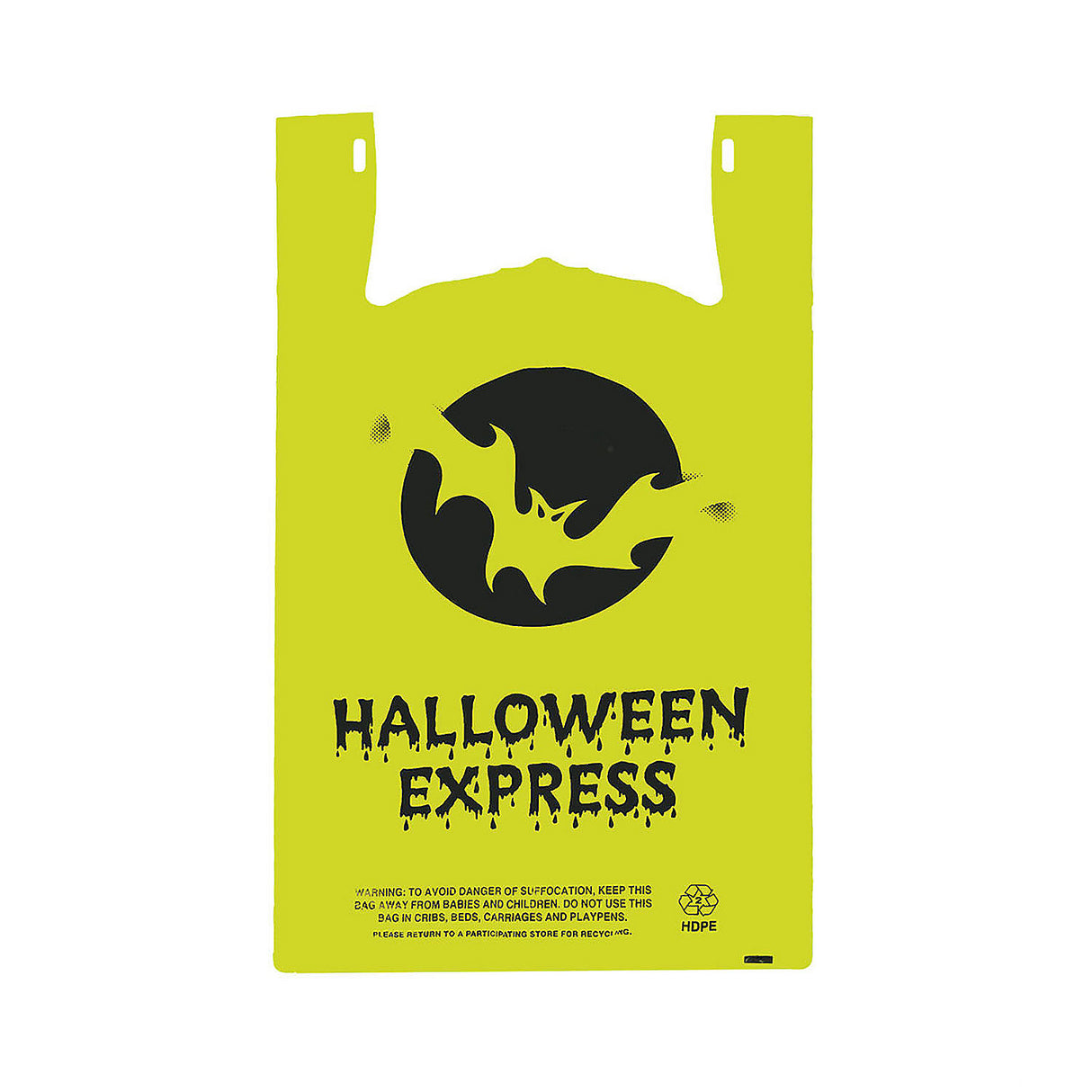 Halloween Express Large 16x30 Bag for Costumes Trick or Treating and Party Essentials