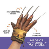Deluxe Freddy Krueger Glove for Halloween Costume Parties and Horror Movie Fans