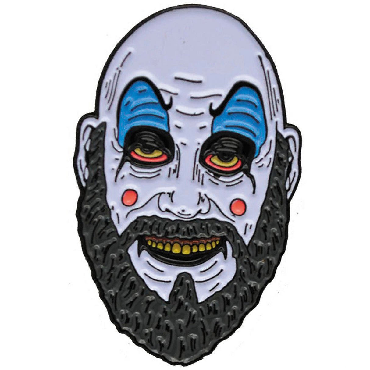 Official House of 1000 Corpses Captain Spaulding Enamel Pin for Horror Fans and Collectors
