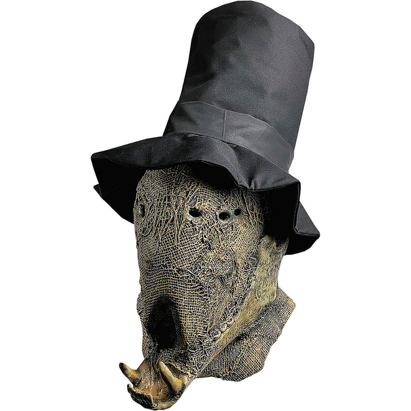 Realistic Scarecrow Mask for Halloween Events Costume Parties and Creepy Theme Decor
