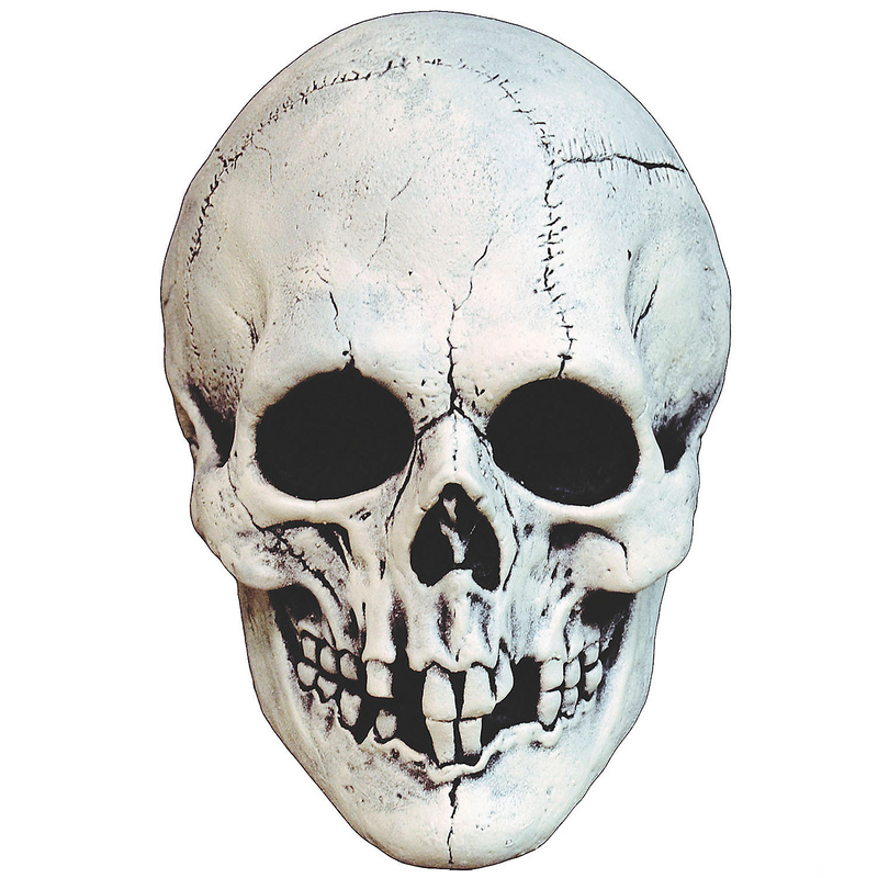 Authentic Night Owl White Skull Mask for Halloween Parties and Themed Events