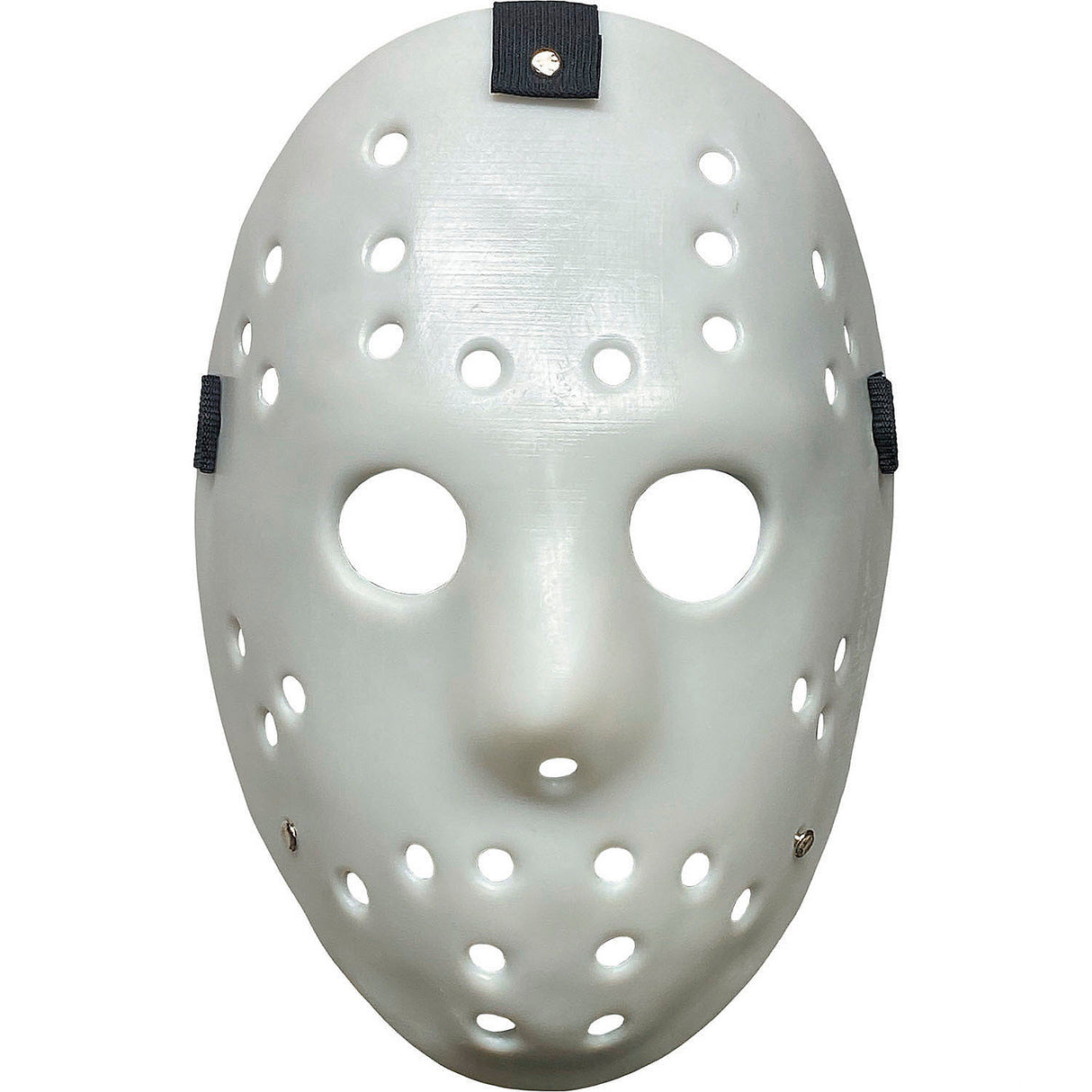Killer Goalie White Plastic Full Mask for Halloween Parties and Scary Costume Events