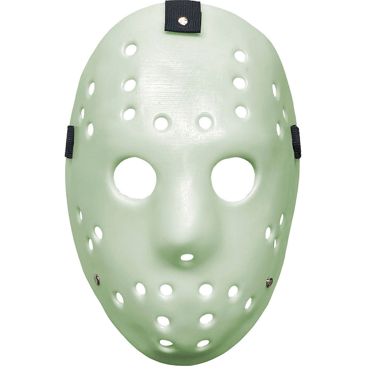 Killer Goalie Glow-in-the-Dark Full Mask for Spooky Halloween Costumes and Horror Themed Events