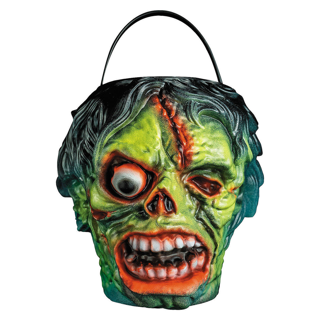 Chamber of Horrors Shock Monster Candy Bucket for Halloween Trick or Treating and Party Fun