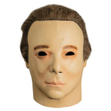 Adults Don Post Studios 1975 Overhead Face Mask with Brown Hair - One Size