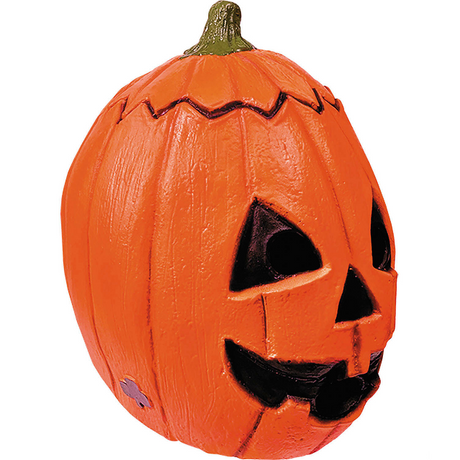Máscara de látex de calabaza colorida para fiestas de disfraces de Halloween, celebraciones espeluznantes y exhibición retro