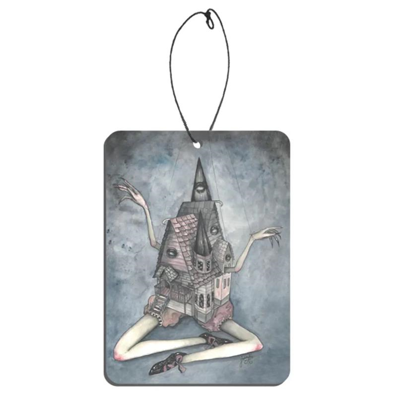 3 1/2" Little Ghouls Haunted Haus Vanilla Fear Freshener