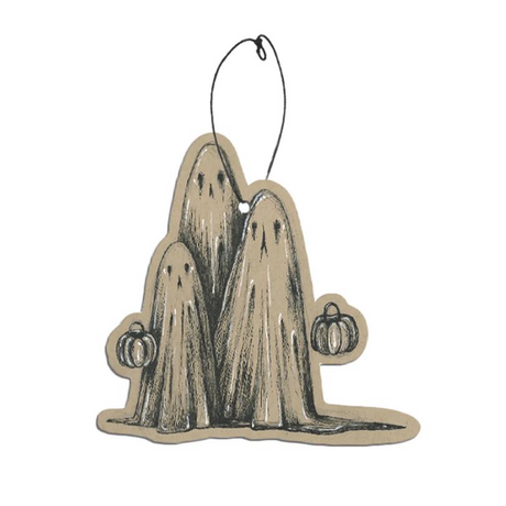 3 1\/2" The Little Ghouls Trick-or-Treating Ghosts Cinnamon Fear Freshener