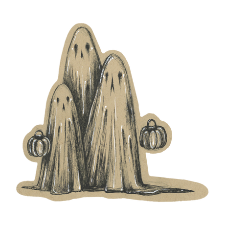 The Little Ghouls Cutout Wall Decoration Collection 6 Pc.