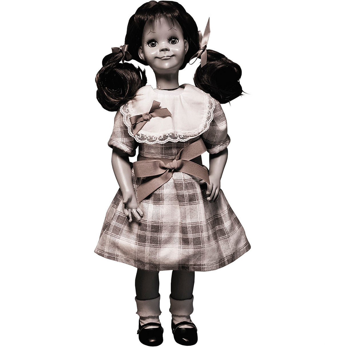 Spooky Talky Tina Halloween Decoration for Creepy Decor and Twilight Zone Fans