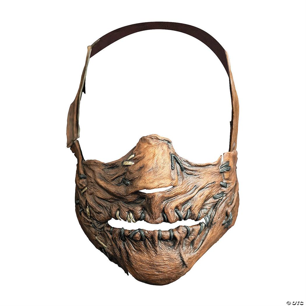 Realistic Leatherface Muzzle Mask for Halloween Parties Scary Movie Fans and Costume Events