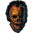 Candy CornT Jacob Atkins Character Face Full-Color Enamel Pin 1 3/4"
