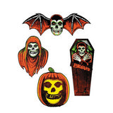 Officially Licensed Misfits Wall Decoration Collection for Halloween Decor and Themed Parties