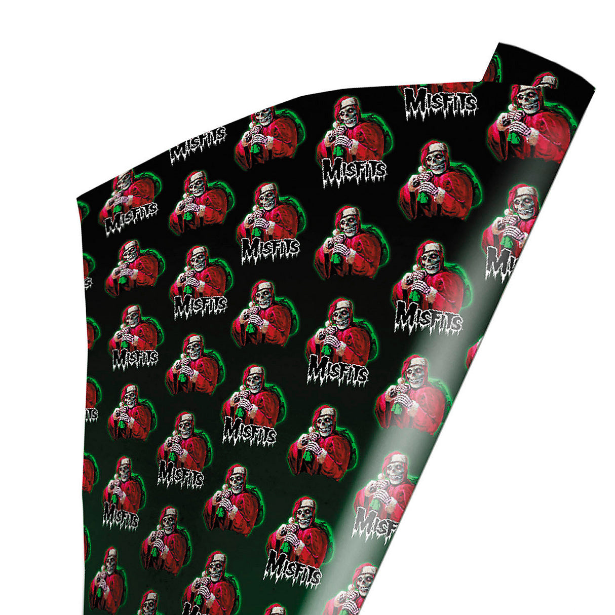 Premium Wrapped in Terror Misfits Crimson Cringle Wrapping Paper for Halloween Themed Events Gift Wrapping and Horror Celebrations