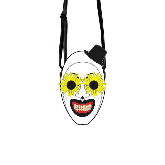Terrifier Art the Clown Flower Glasses Adjustable Shoulder Bag