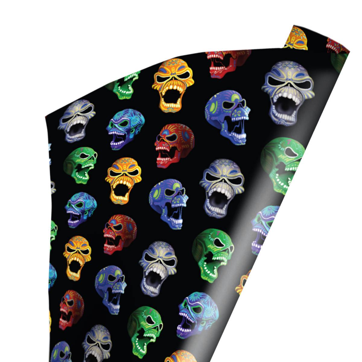 Wrapped in Terror Iron Maiden Nights of the Dead Wrapping Paper 96" x 30"