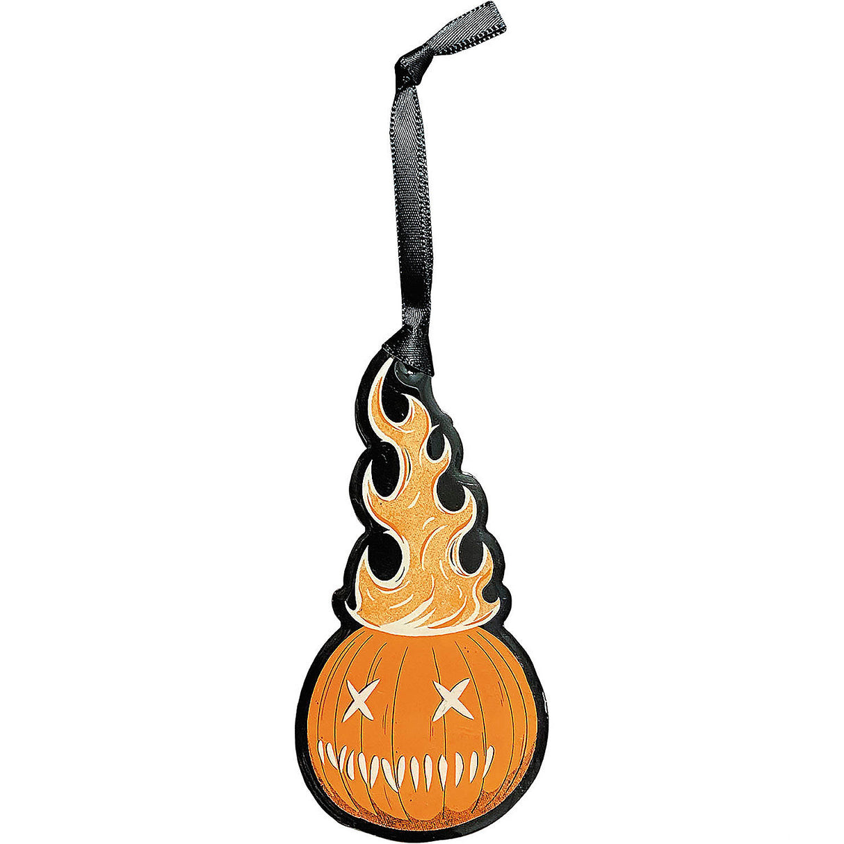 Holiday Horrors Sam O' Lantern Pumpkin Ornament for Halloween Decorations and Seasonal Gifting