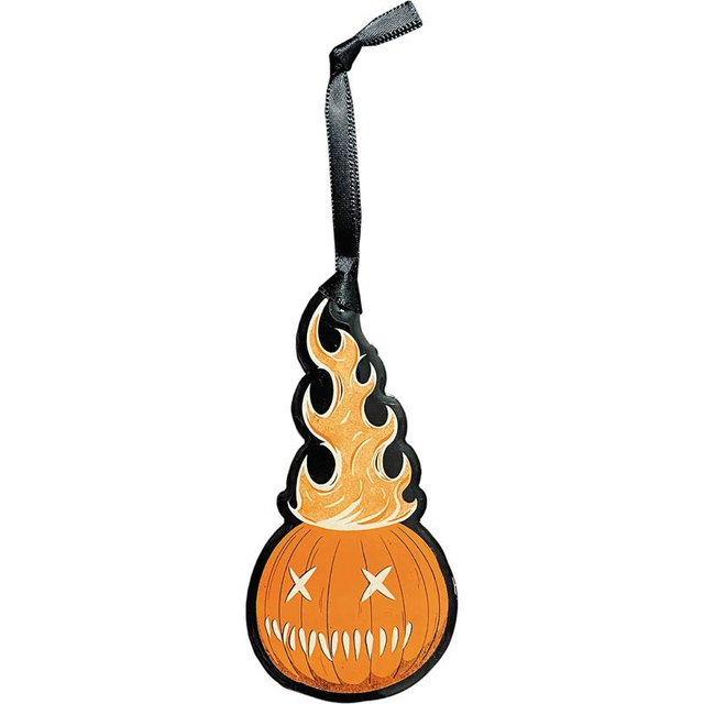 Holiday Horrors Trick 'r Treat Sam O' Lantern Pumpkin Metal Full-Color Ornament