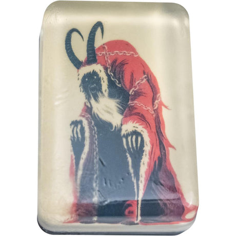 Krampus Image Soap Bar with Peppermint & Pine Scent 4.5 oz.