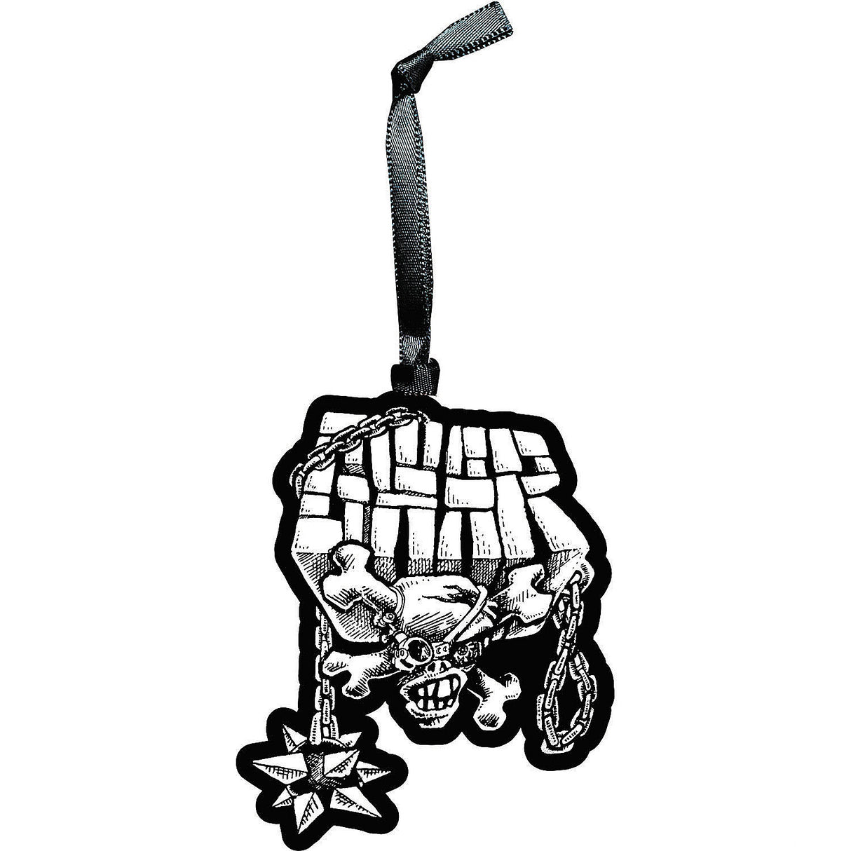 Holiday Horrors GWAR Chain Metal Ornament for Christmas Tree Decoration and Festive Home Décor