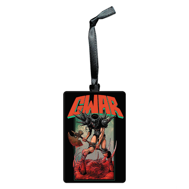 RADYAN GWAR Balsac Holiday Horrors metal Christmas ornament for rock-themed holiday decor