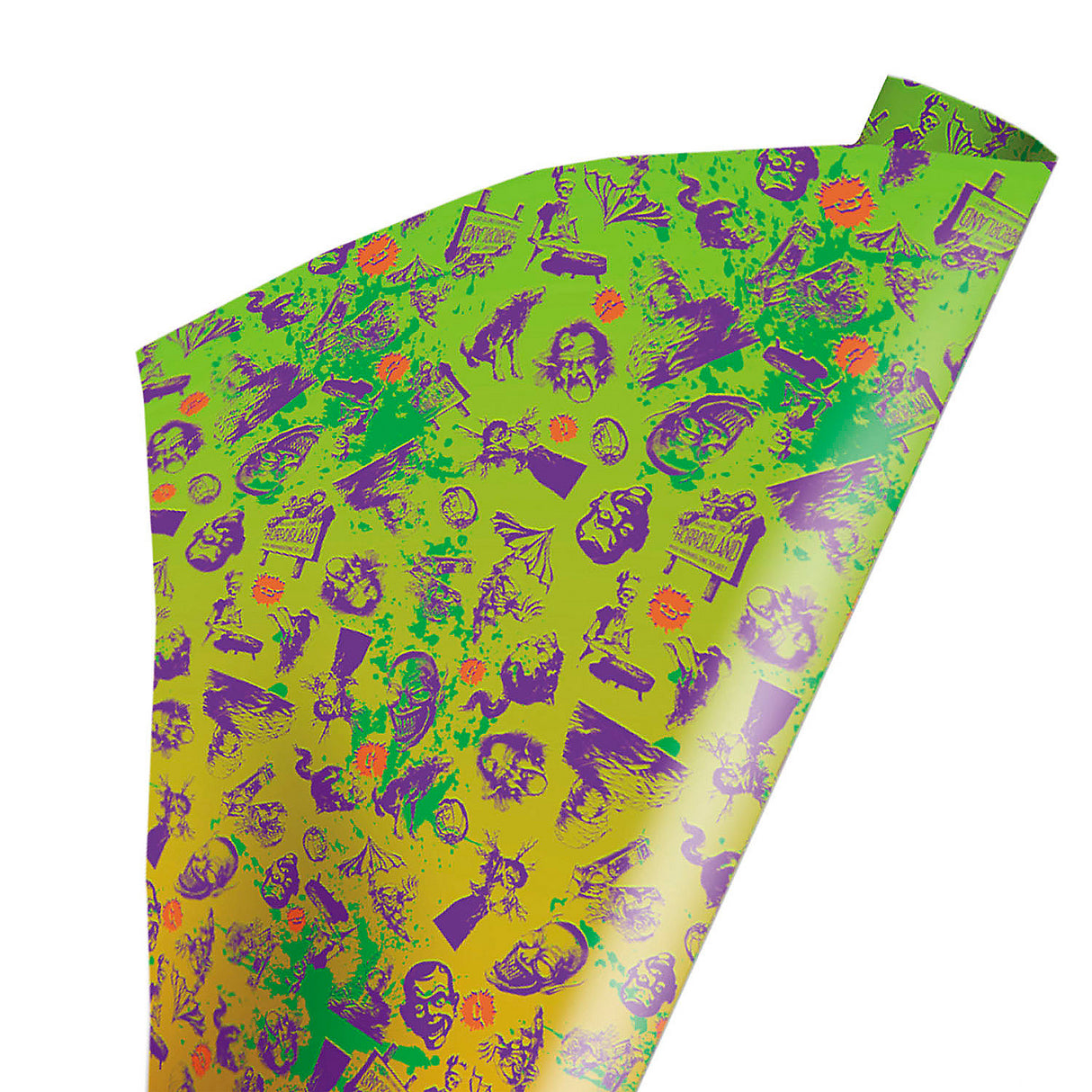 Premium Wrapped in Terror Goosebumps Splatter Wrapping Paper for Halloween Parties Gifts and Horror-themed Events