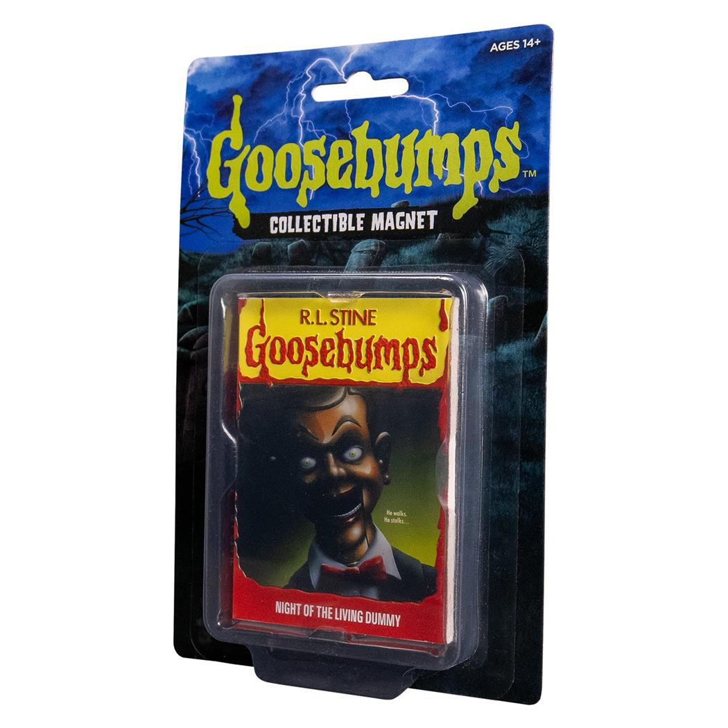 Official Goosebumps Night of the Living Dummy Book Magnet for Memorable Fridge Decor and Collectible Display