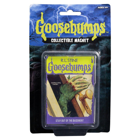 GoosebumpsT Stay Out of the Basement Book Cover Magnet