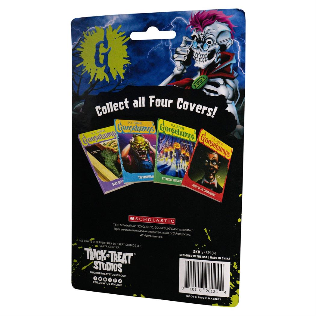 GoosebumpsT Stay Out of the Basement Book Cover Magnet