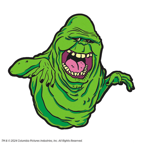 1 3/4" GhostbustersT Slimer Glow-in-the-Dark Enamel Pin
