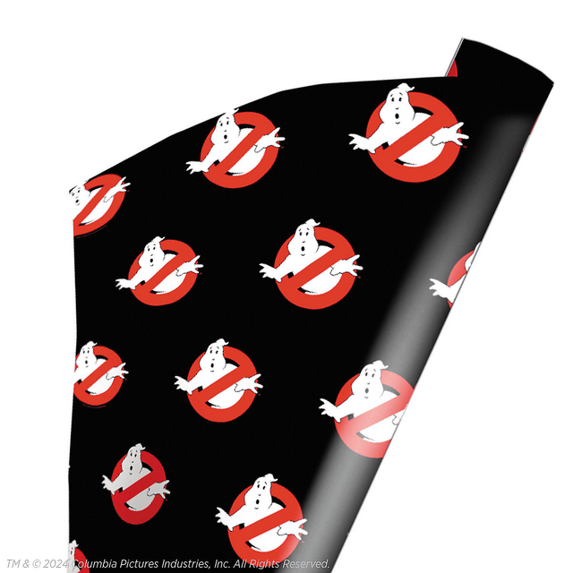 96" x 30" Wrapped in Terror GhostbustersT No Ghost Graphic Wrapping Paper