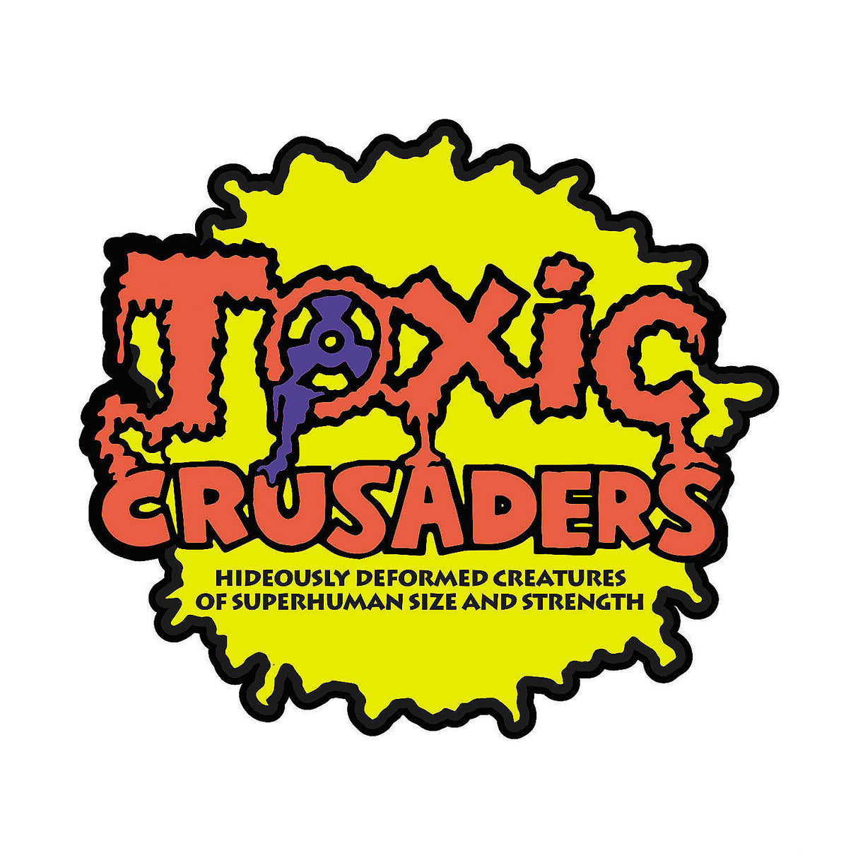 Official Toxic Crusader Full-Color Enamel Pin for Costumes Parties and Collectors