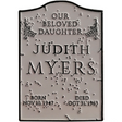 Halloween (1978) Judith Myers Tomb Enamel Pin 1 1/2"
