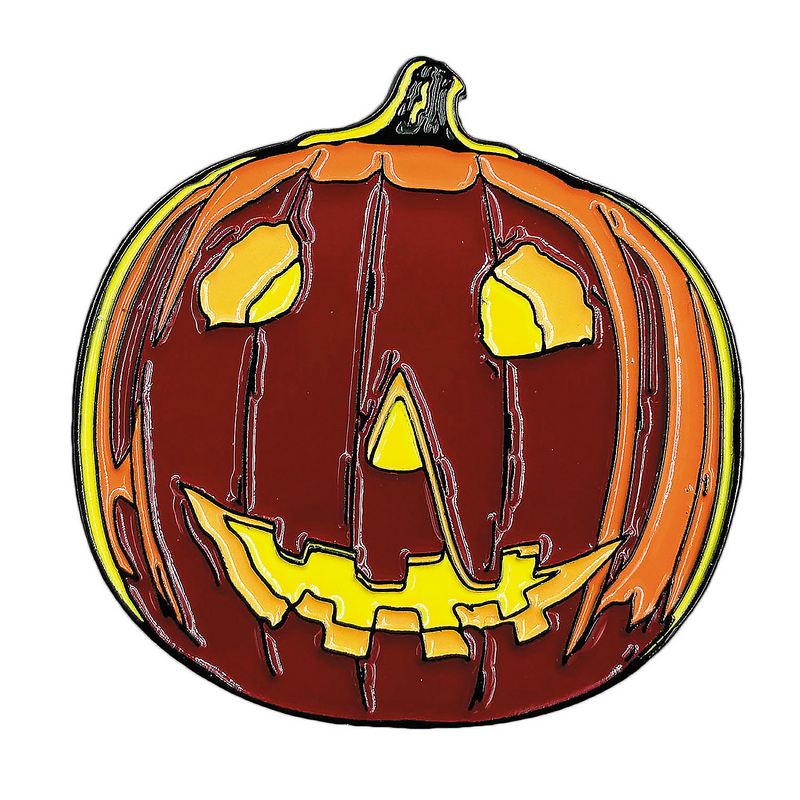 Halloween (1978) Pumpkin Full-Color Enamel Pin 1 1/2"