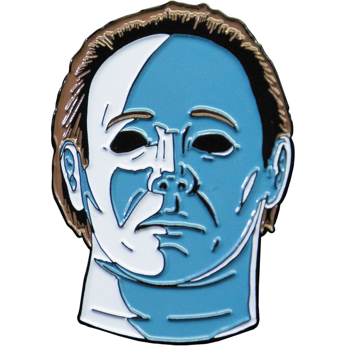 Official Halloween 4 Michael Myers Enamel Pin for Fans and Collectors of Horror Merchandise