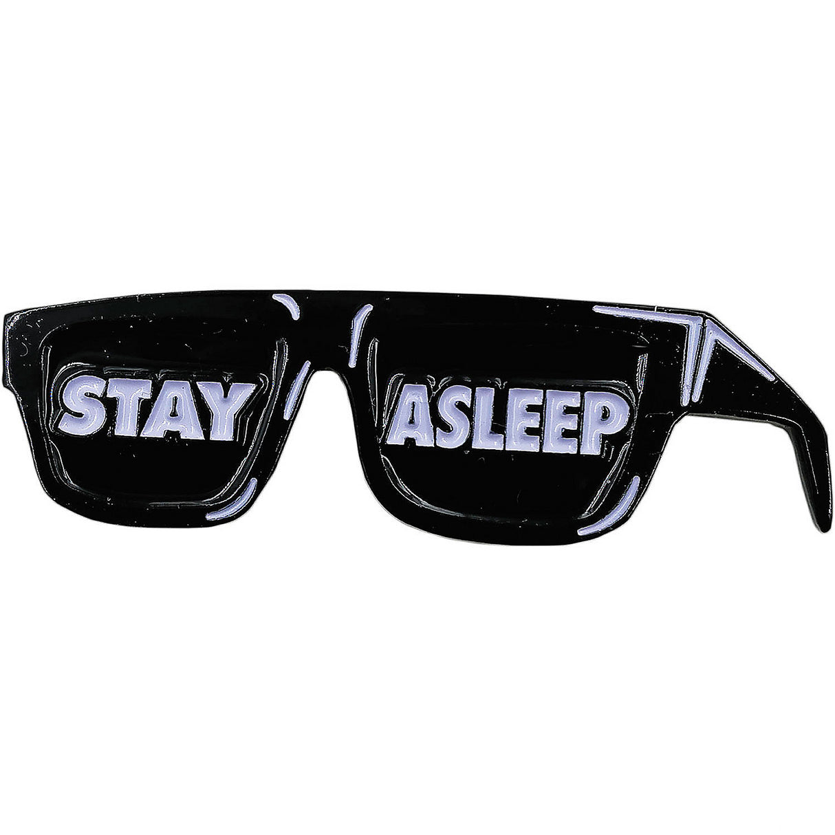 They Live Stay Asleep Glasses Enamel Pin for Halloween Gifts and Costume Enhancements
