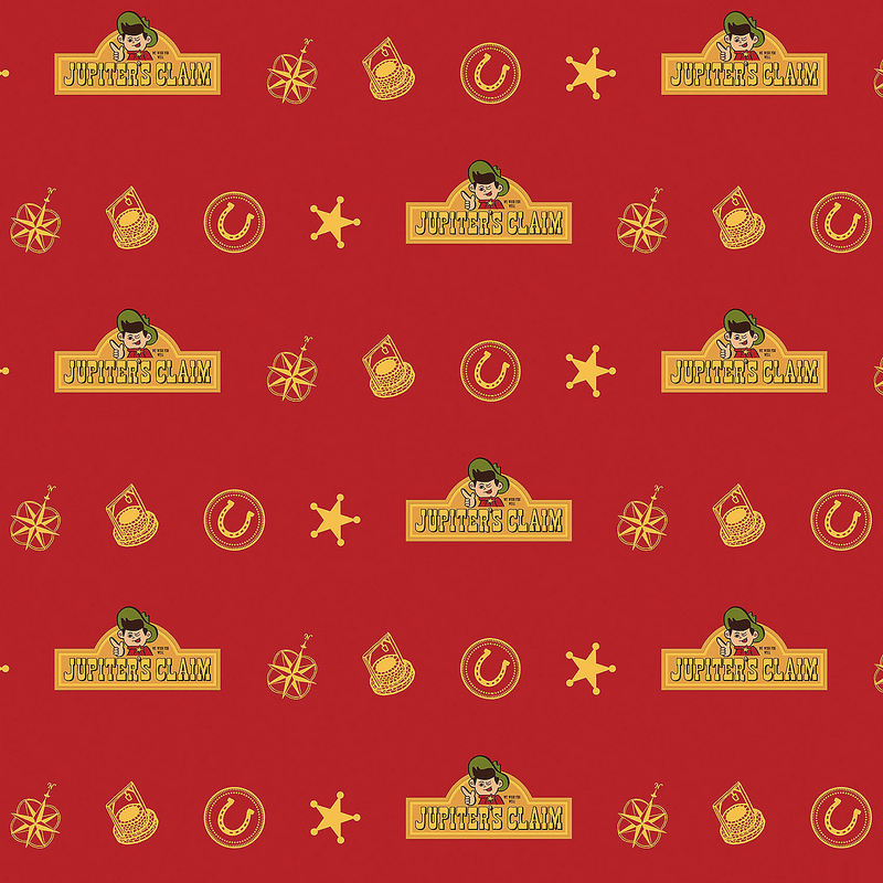 Premium NOPET Jupiter Claim Red and Yellow Wrapping Paper for Halloween Gift Packaging and Party Favors