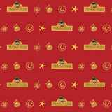 Premium NOPET Jupiter Claim Red and Yellow Wrapping Paper for Halloween Gift Packaging and Party Favors