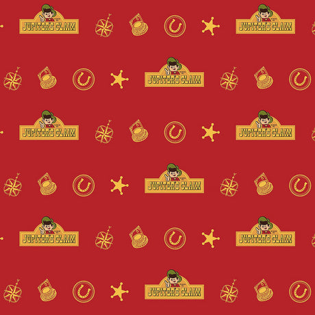 Premium NOPET Jupiter Claim Red and Yellow Wrapping Paper for Halloween Gift Packaging and Party Favors