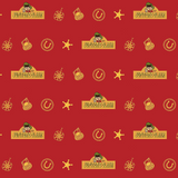 NOPET Jupiter's Claim Red & Yellow Wrapping Paper