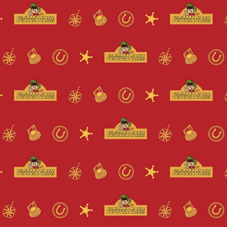 NOPET Jupiter's Claim Red & Yellow Wrapping Paper