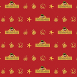 NOPET Jupiter's Claim Red & Yellow Wrapping Paper