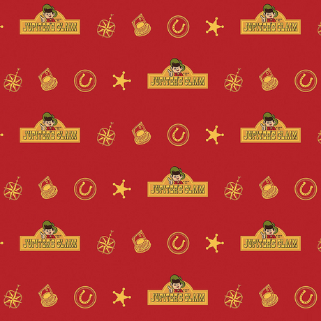 NOPET Jupiter's Claim Red & Yellow Wrapping Paper