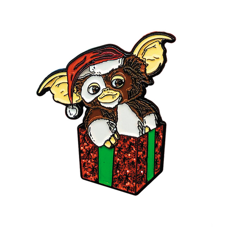 Gremlins Holiday Gizmo Full-Color Enamel Pin 1 1/2"