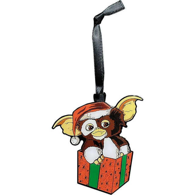 3" Holiday Horrors Gremlins Gizmo Metal Full-Color Ornament