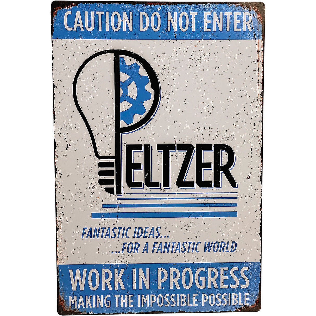 Officially Licensed Peltzer Workshop Metal Sign for Gremlins Fans Collectors and Home Decor
