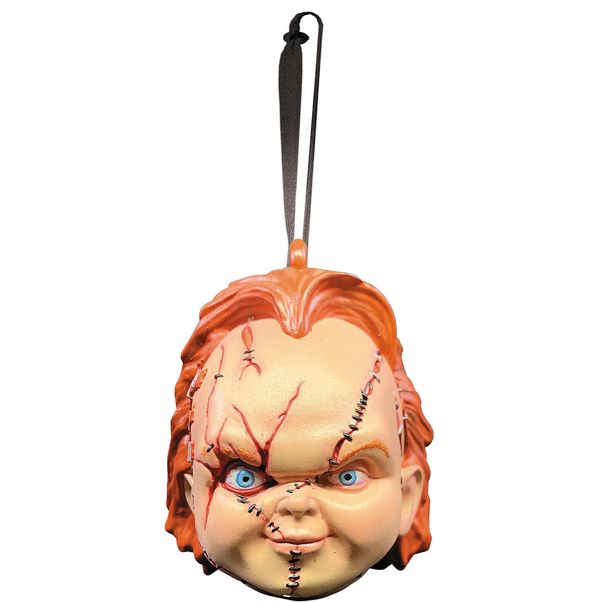 Officially Licensed Bride of Chucky Chucky Head Ornament for Halloween Home Decor and Festive Celebrations