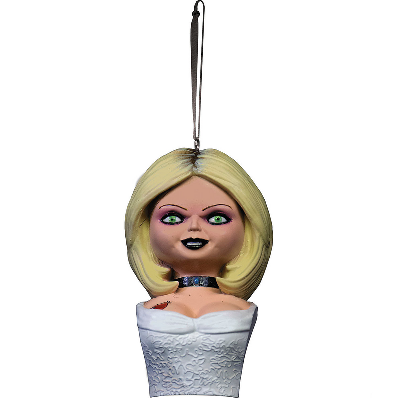 Chucky Tiffany Bust Ornament for Halloween Home Decor Gifts and Party Settings