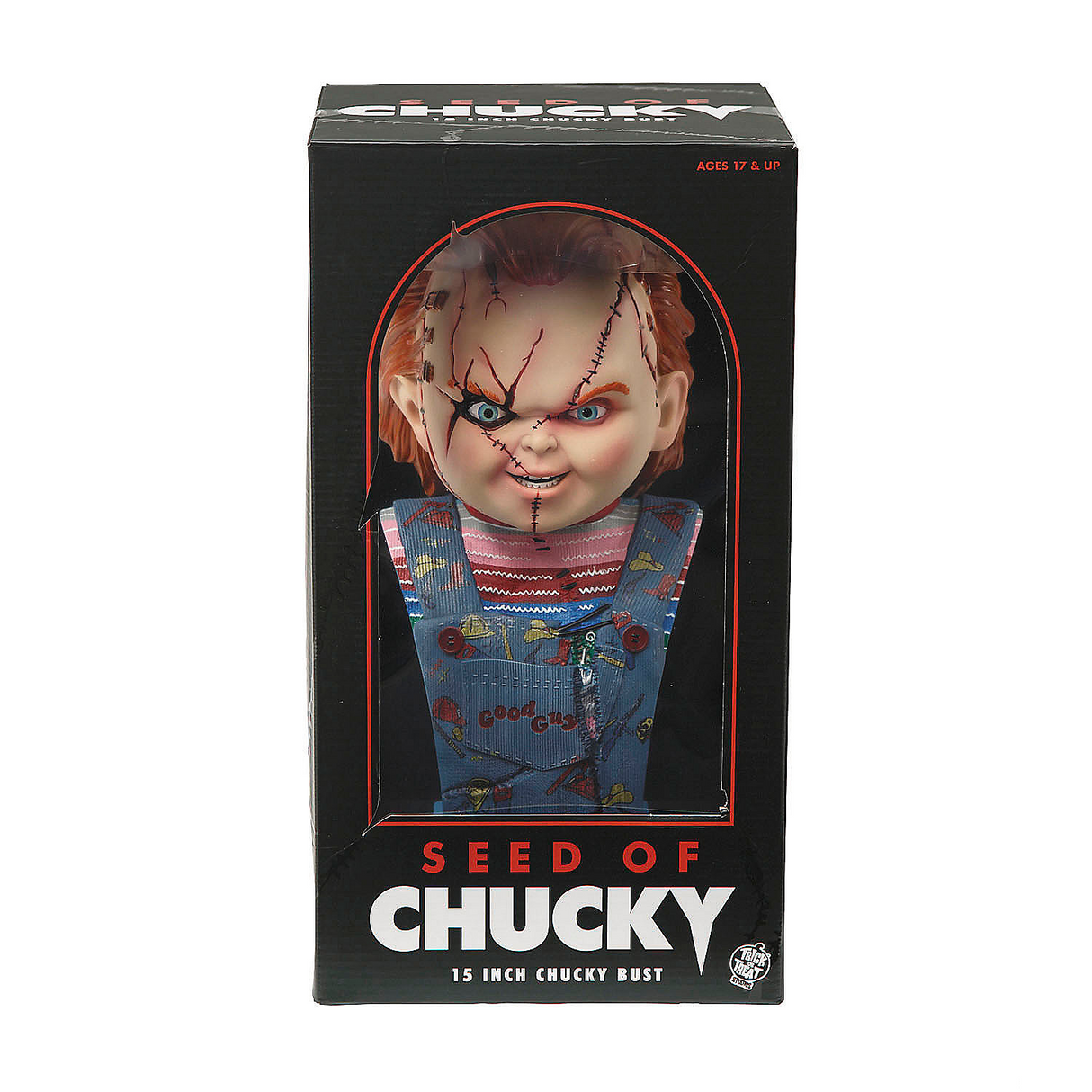 Officially Licensed Chucky 15 Inch Bust for Collectors and Horror Movie Fans